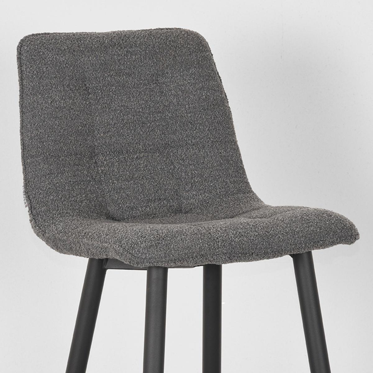  Barkruk Jelt - Grijs - Boucle afbeelding 5