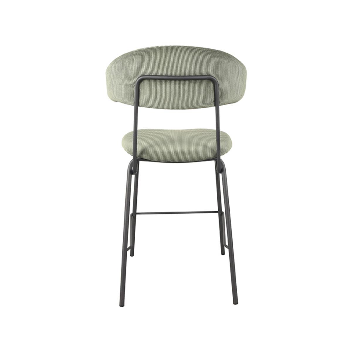  Eetkamerstoel Zack - Army green - Ribcord afbeelding 4