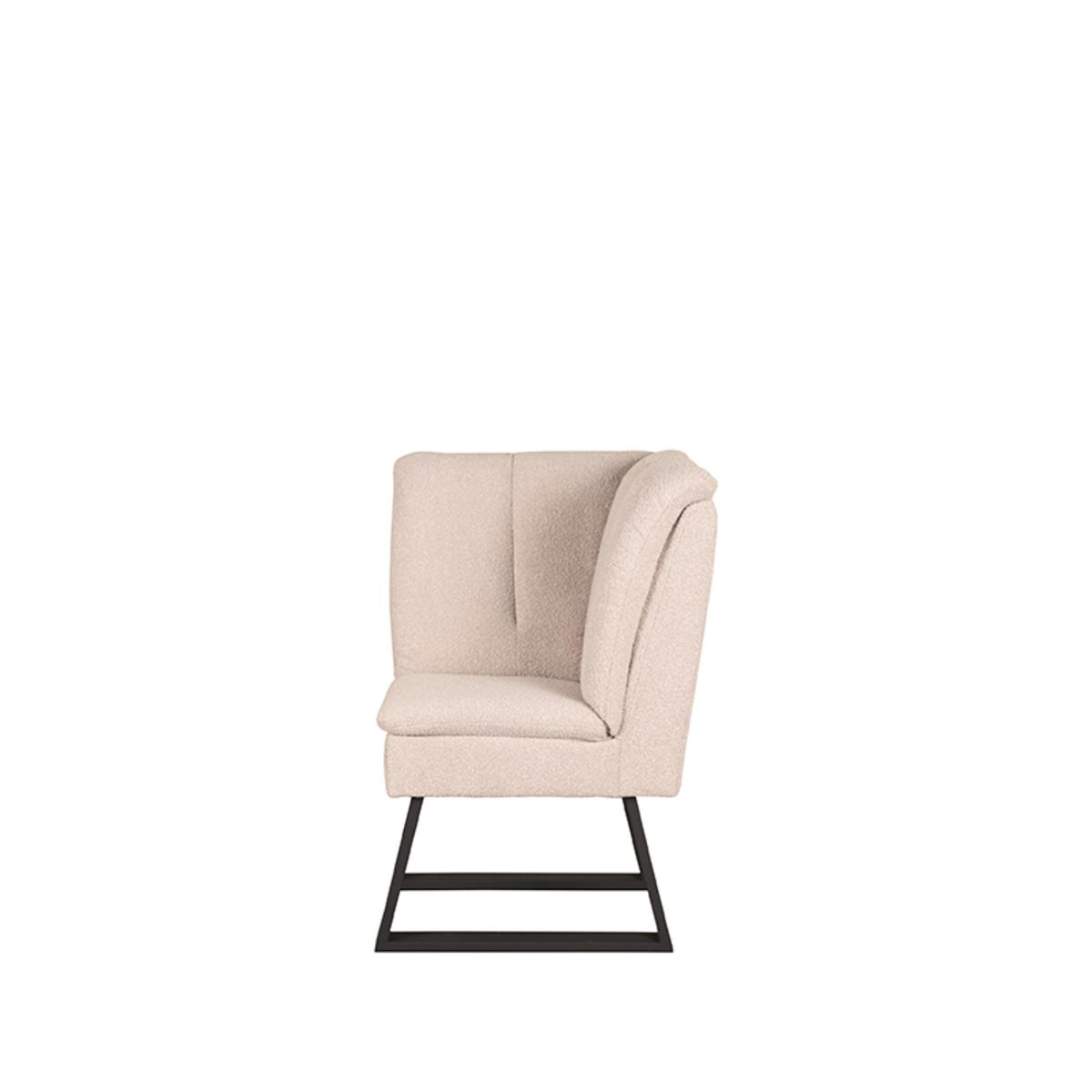  Eetkamerbank Modula - Naturel - Boucle - Hoek afbeelding 2