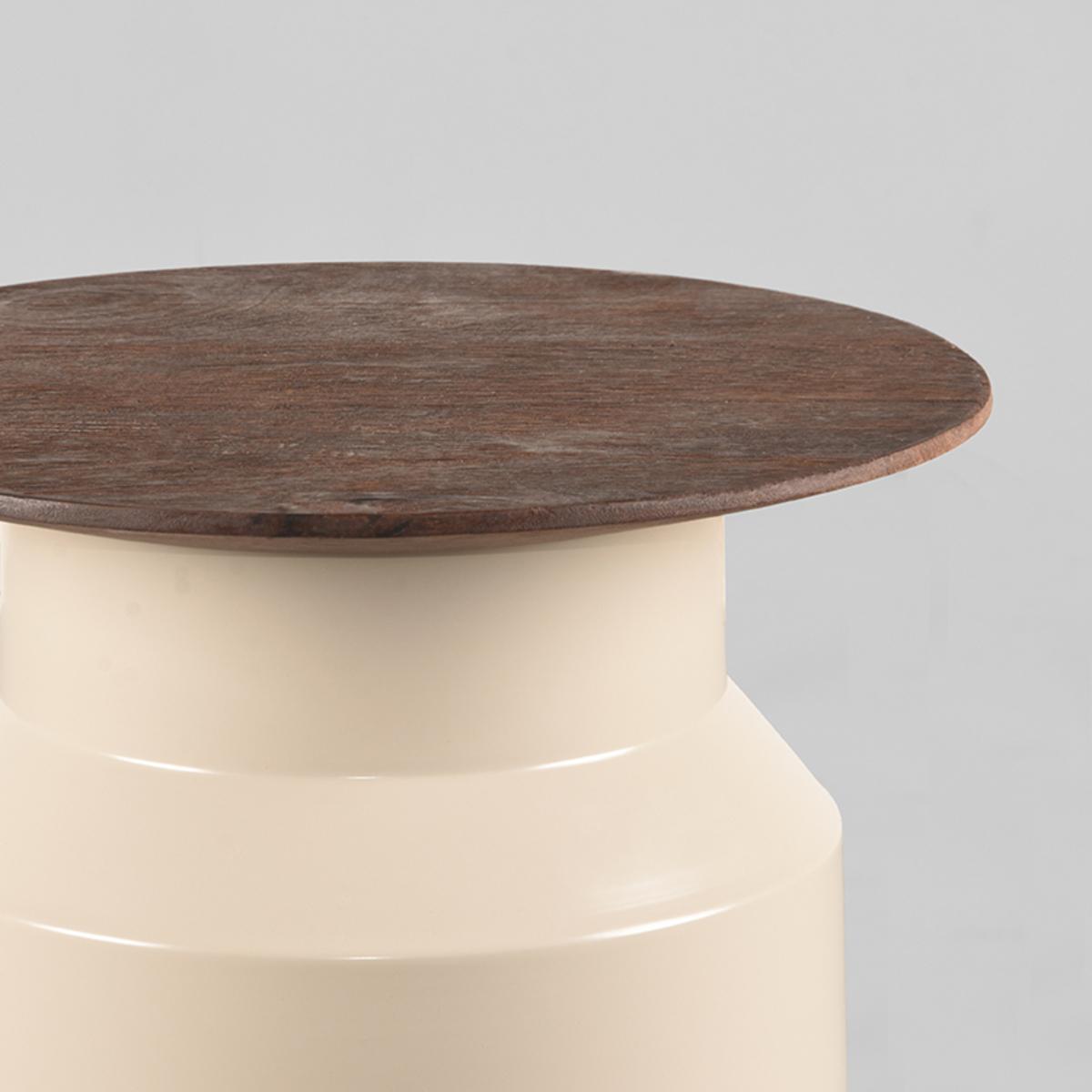  Bijzettafel Jik - Beige - Hout afbeelding 2