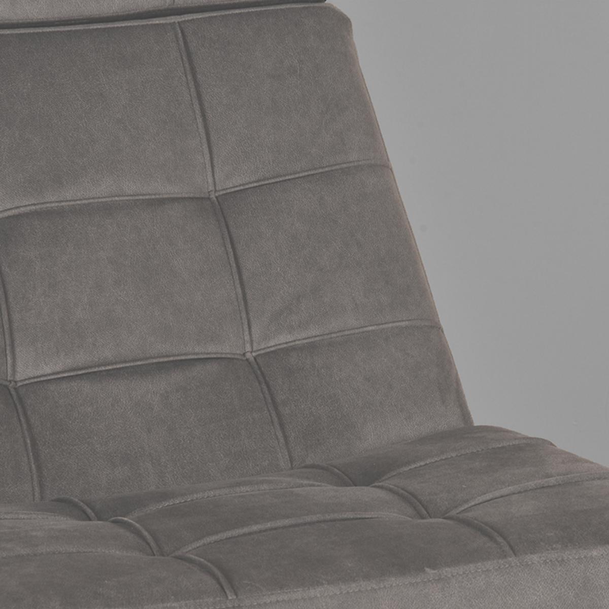  Fauteuil Alvar - Antraciet - Cosmo - Incl. Hocker afbeelding 6