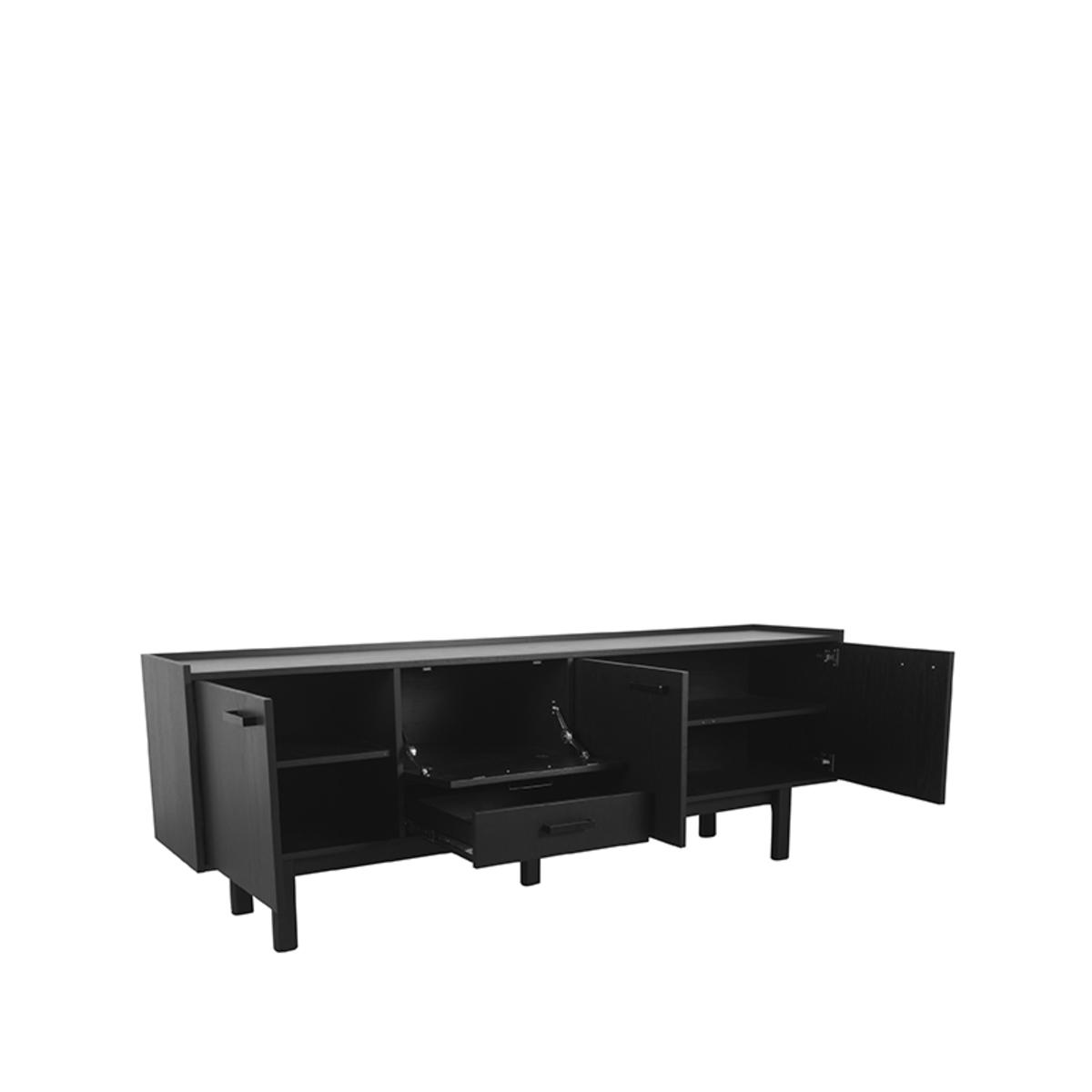  Dressoir Cali - Zwart - Eiken afbeelding 2