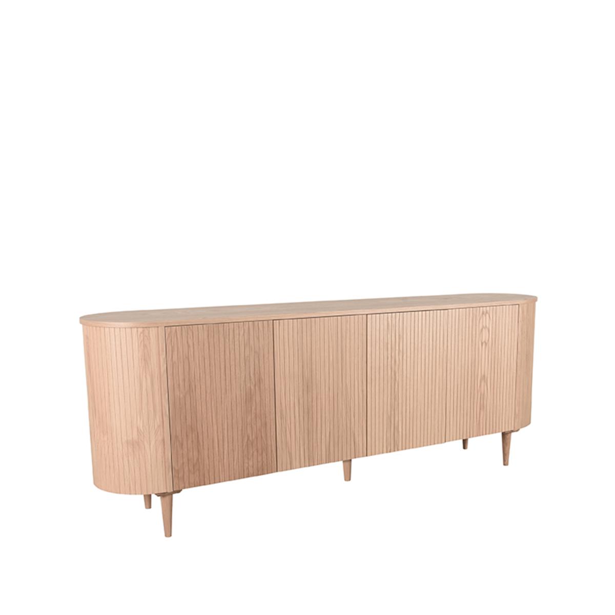  Dressoir Oliva 220x47x85 cm - Naturel - Eiken afbeelding 1