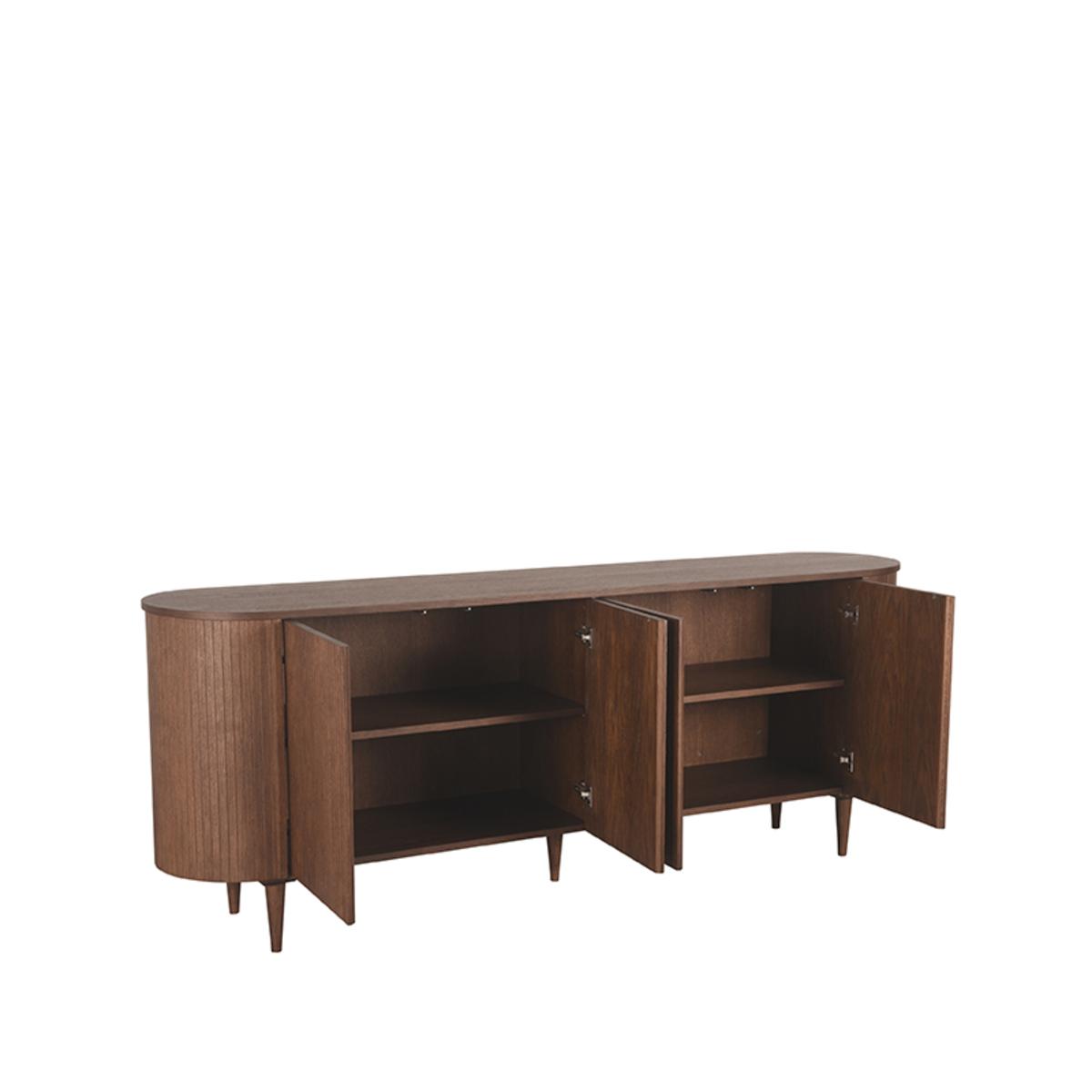  Dressoir Oliva - Walnoot - Eiken afbeelding 2