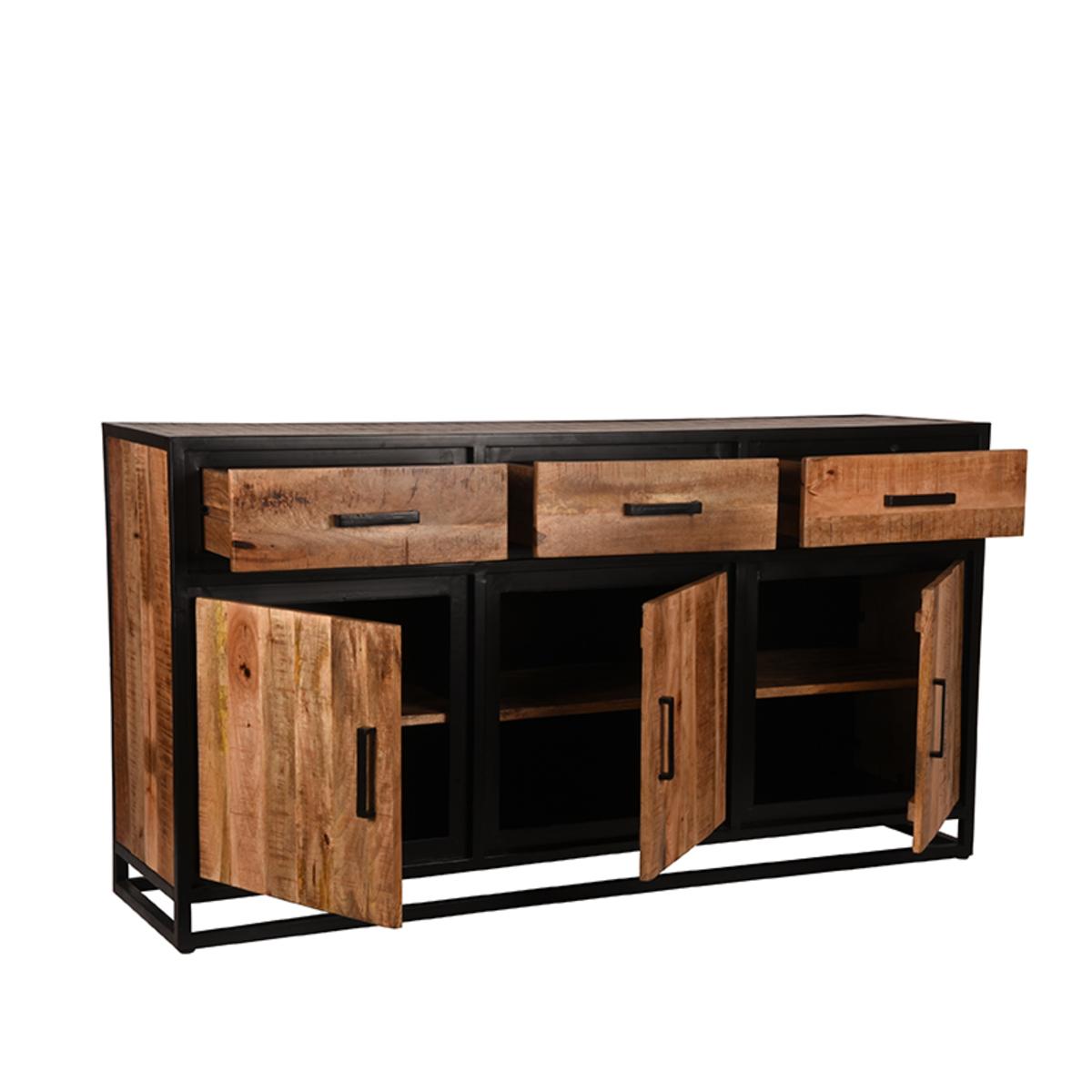  Dressoir Tampa - Rough - Mangohout afbeelding 2