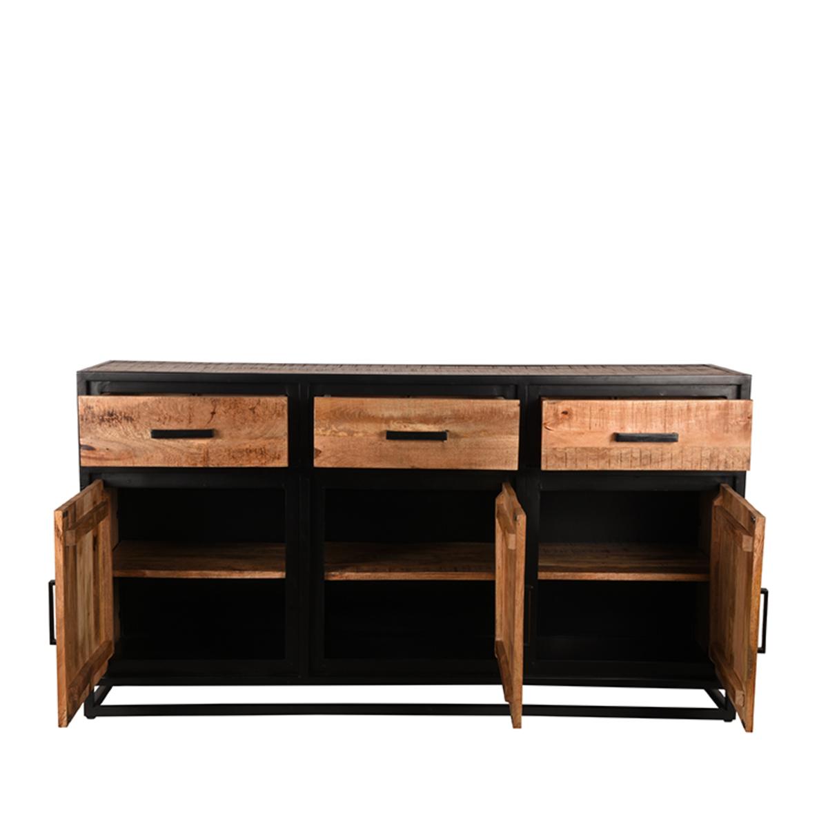  Dressoir Tampa - Rough - Mangohout afbeelding 4