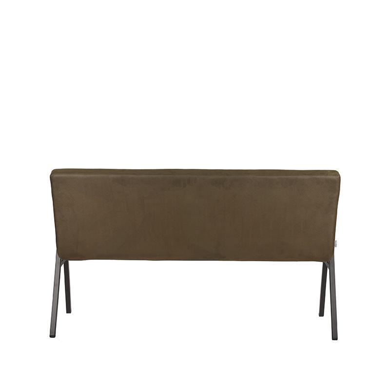  Eetkamerbank Matz - Army green - Microfiber - 145 cm afbeelding 3