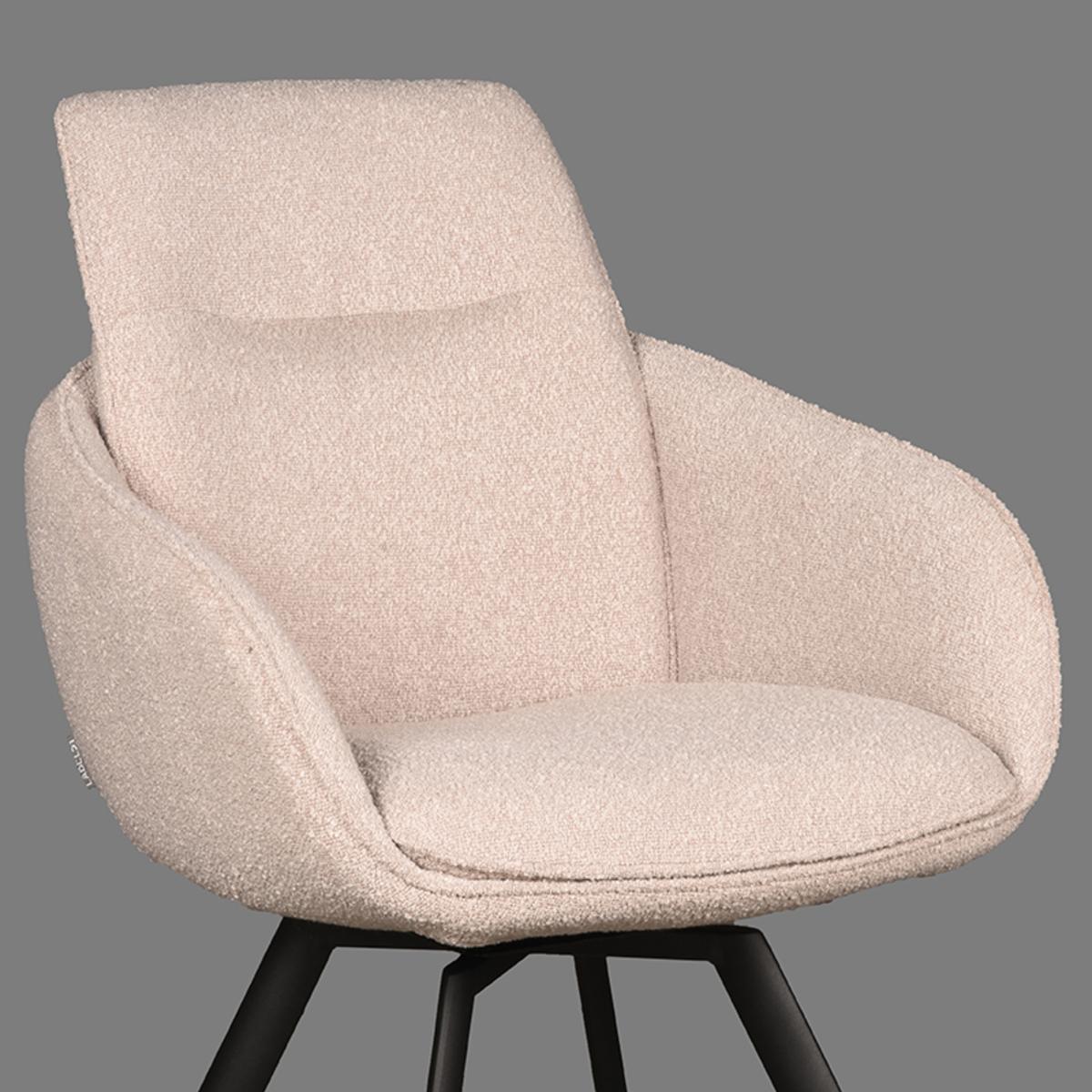  Eetkamerstoel Beauty - Naturel - Boucle afbeelding 6