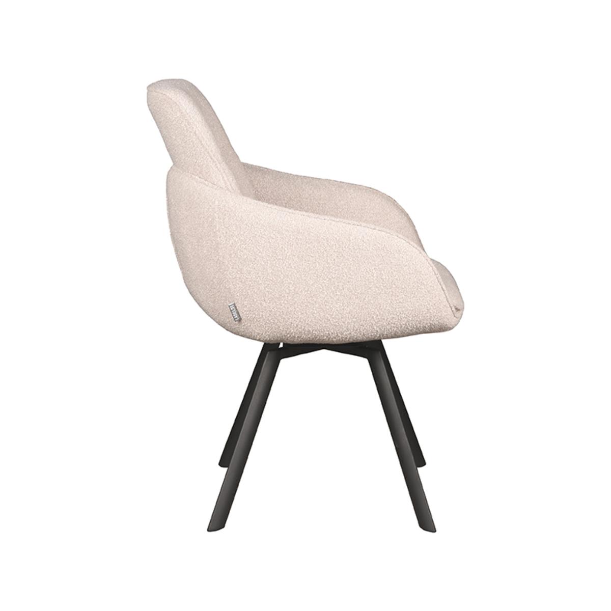  Eetkamerstoel Beauty - Naturel - Boucle afbeelding 4