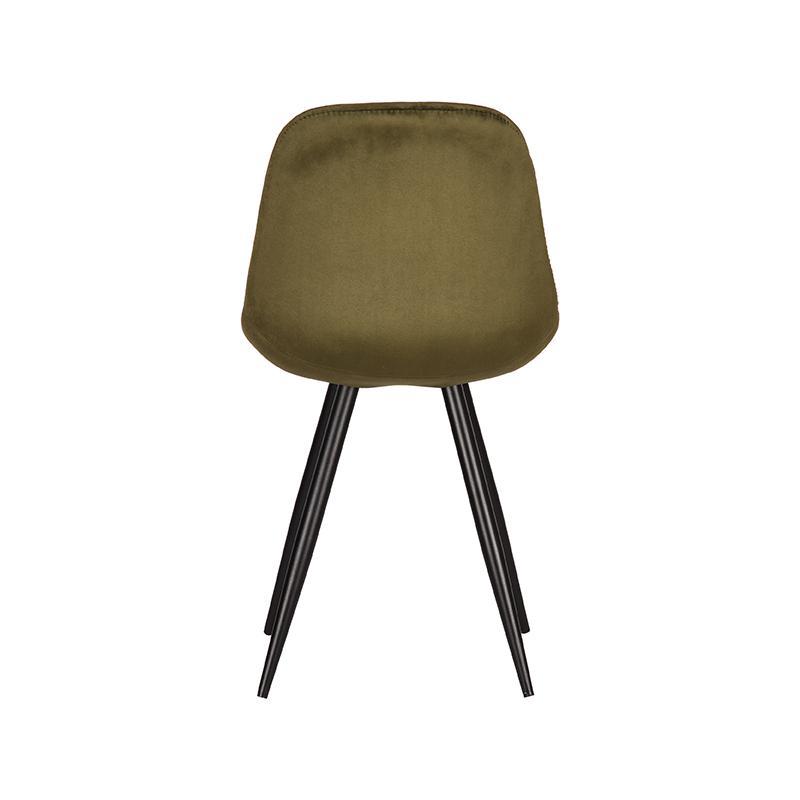  Eetkamerstoel Capri - Army green - Fluweel afbeelding 4