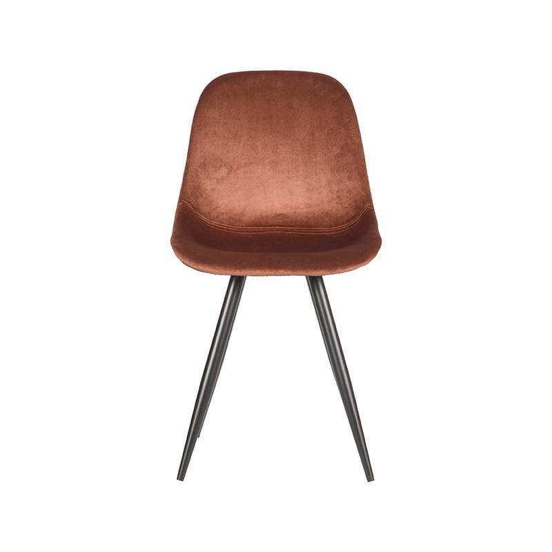  Eetkamerstoel Capri - Rust - Fluweel afbeelding 2