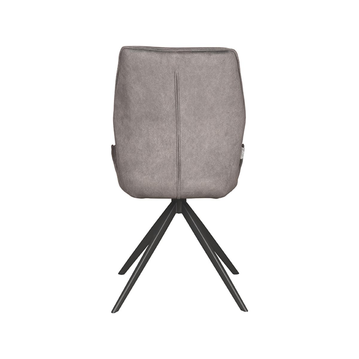  Eetkamerstoel Comfy - Antraciet - Cosmo - Zwart Onderstel afbeelding 4
