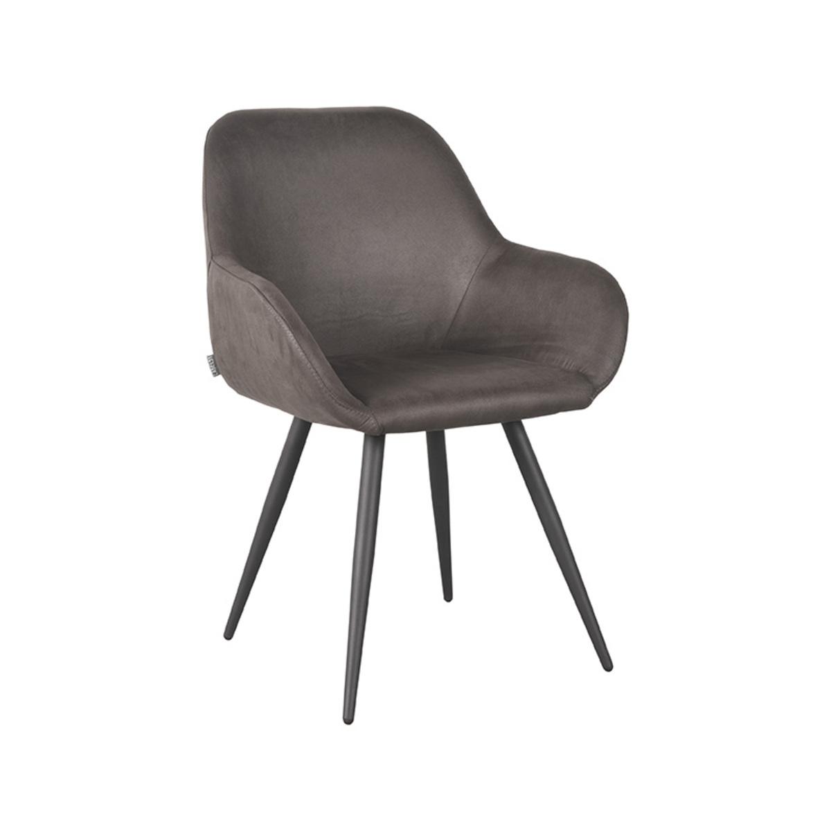  Barkruk Fender - Antraciet - Micro Suede afbeelding 1