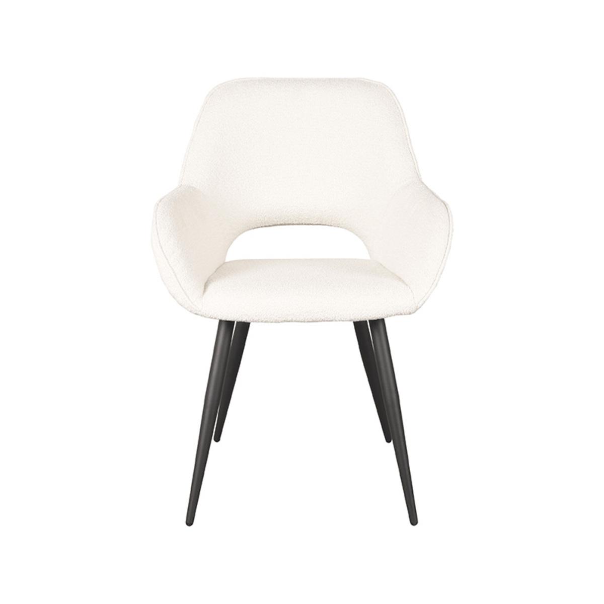  Eetkamerstoel Fer - Ivory - Boucle afbeelding 3