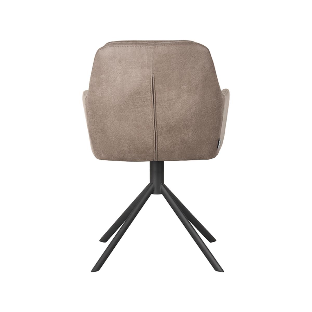  Eetkamerstoel Joy - Taupe - Micro Suede afbeelding 5