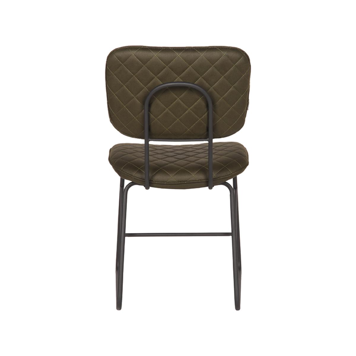  Eetkamerstoel Sev - Army green - Microfiber afbeelding 4