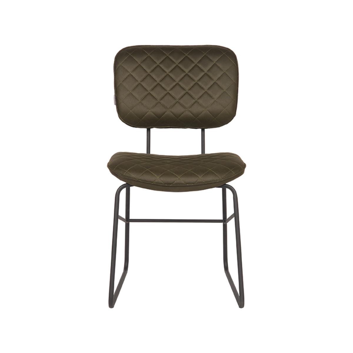  Eetkamerstoel Sev - Army green - Microfiber afbeelding 2