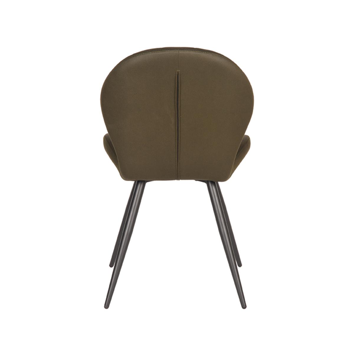  Eetkamerstoel Sil - Army green - Microfiber afbeelding 4