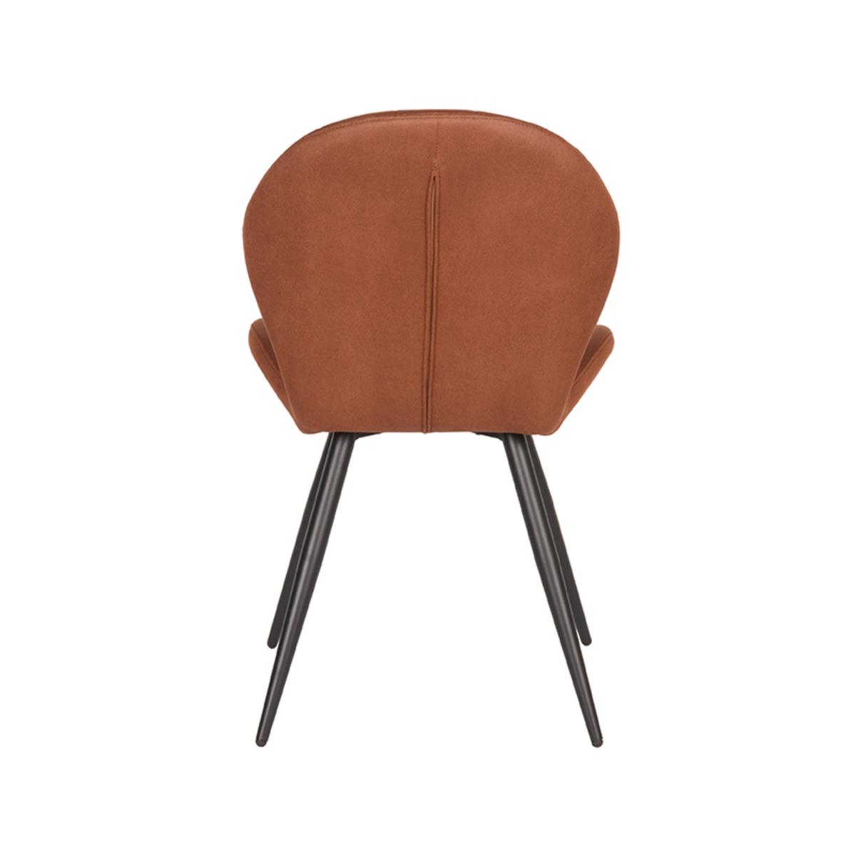  Eetkamerstoel Sil - Cognac - Microfiber afbeelding 4