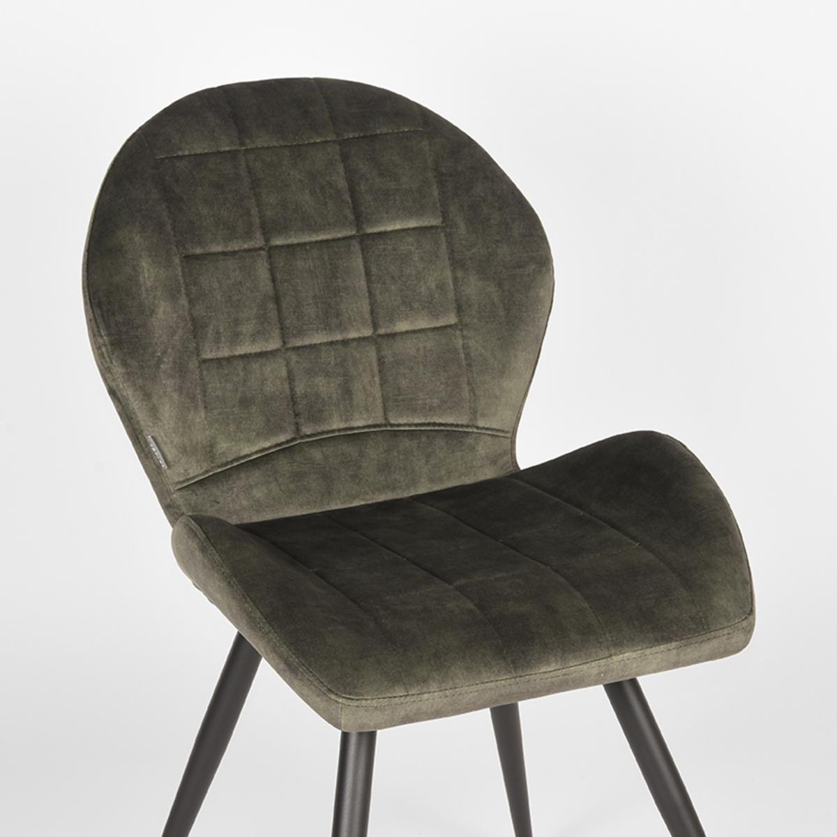  Eetkamerstoel Sil - Hunter - Velours afbeelding 5