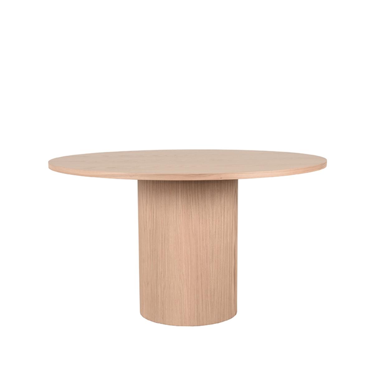  Eettafel Oliva 130x130x75 cm - Naturel - Eiken afbeelding 1