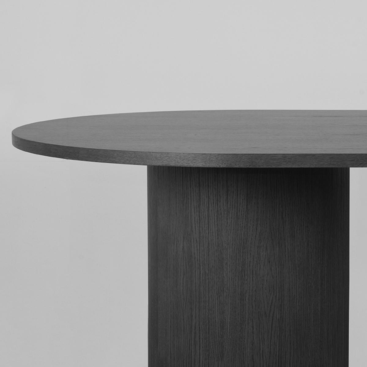  Eettafel Oliva 240x120x75 cm - Zwart - Eiken afbeelding 4