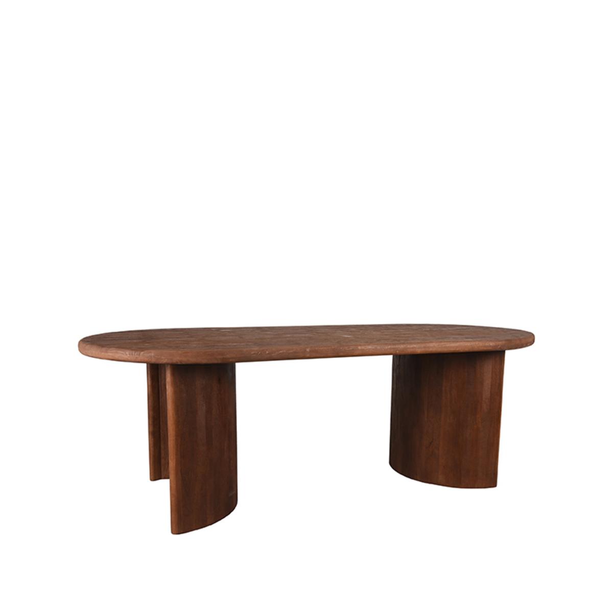  Eetkamertafel Vito - Espresso - Mangohout - 240 cm afbeelding 1