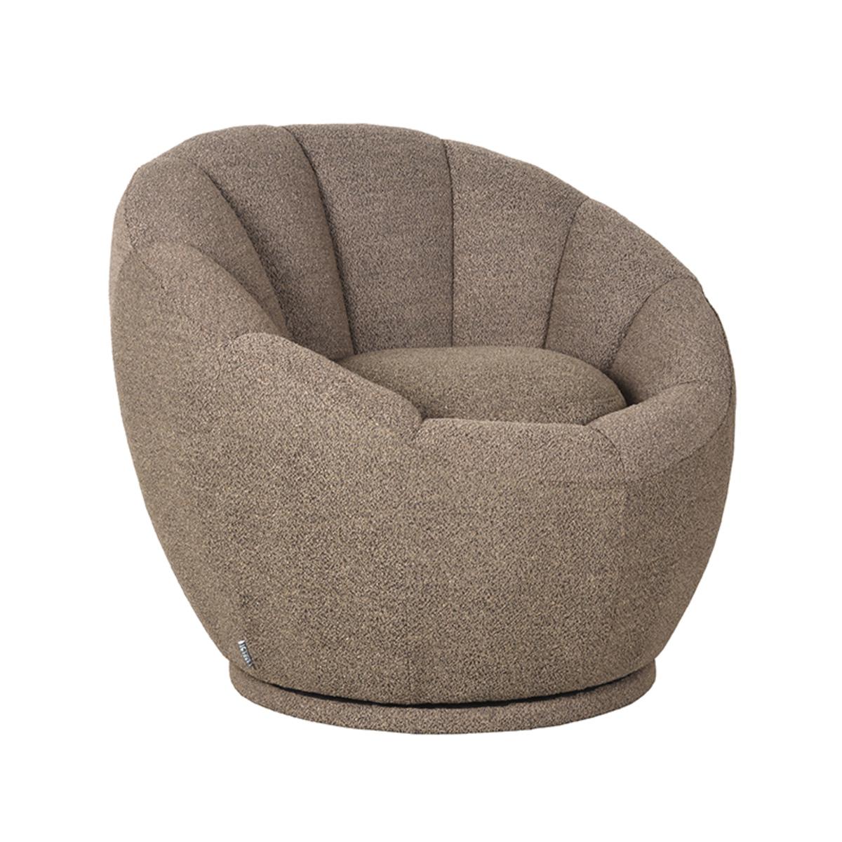  Fauteuil Crown - Bruin - Boucle afbeelding 2