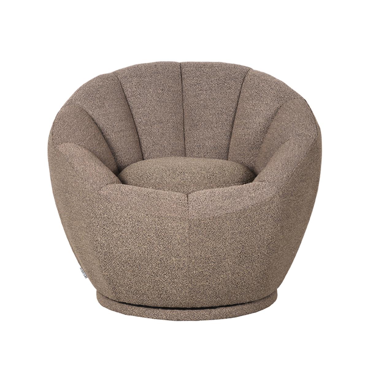  Fauteuil Crown - Bruin - Boucle afbeelding 3