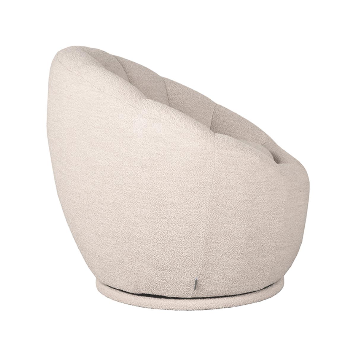  Fauteuil Crown - Naturel - Boucle afbeelding 4