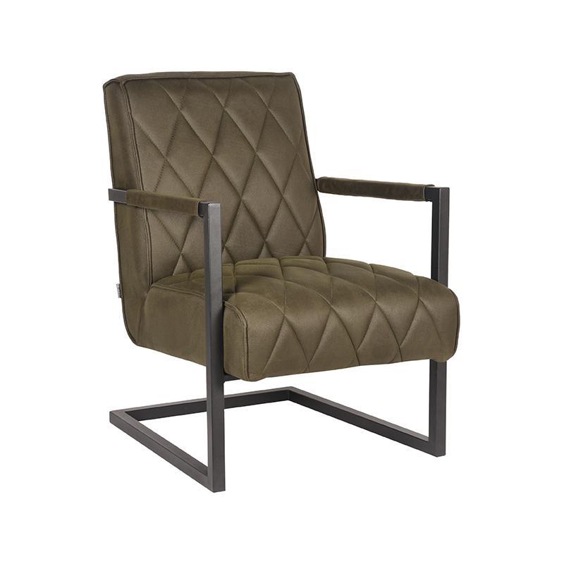  Fauteuil Denmark - Army green - Microfiber afbeelding 1