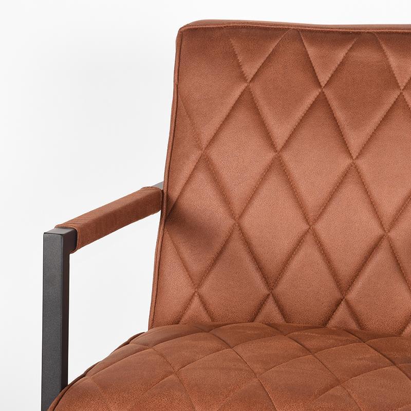 Fauteuil Denmark - Cognac - Microfiber afbeelding 4