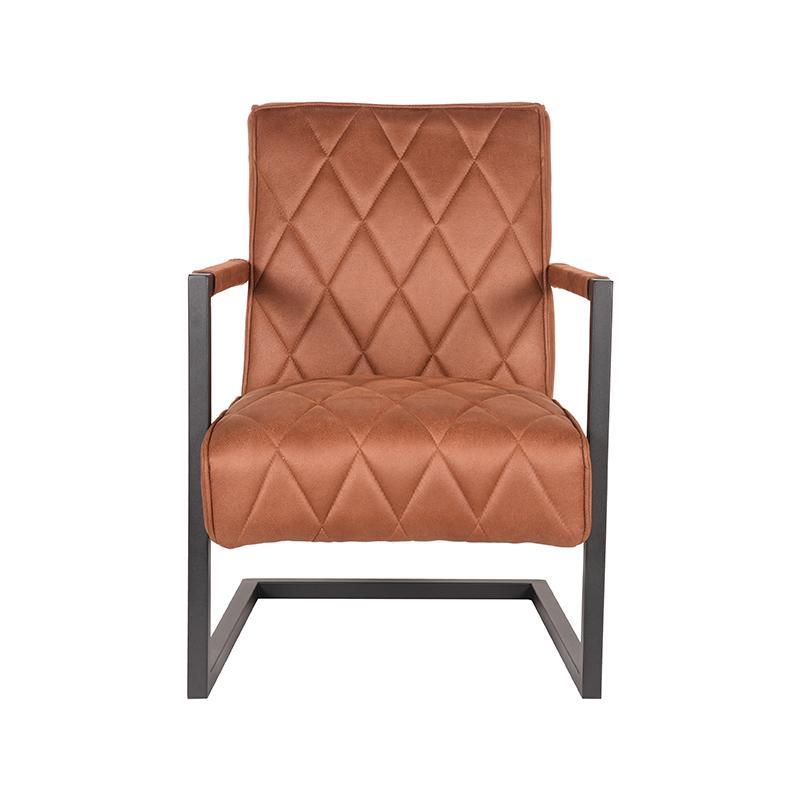  Fauteuil Denmark - Cognac - Microfiber afbeelding 2