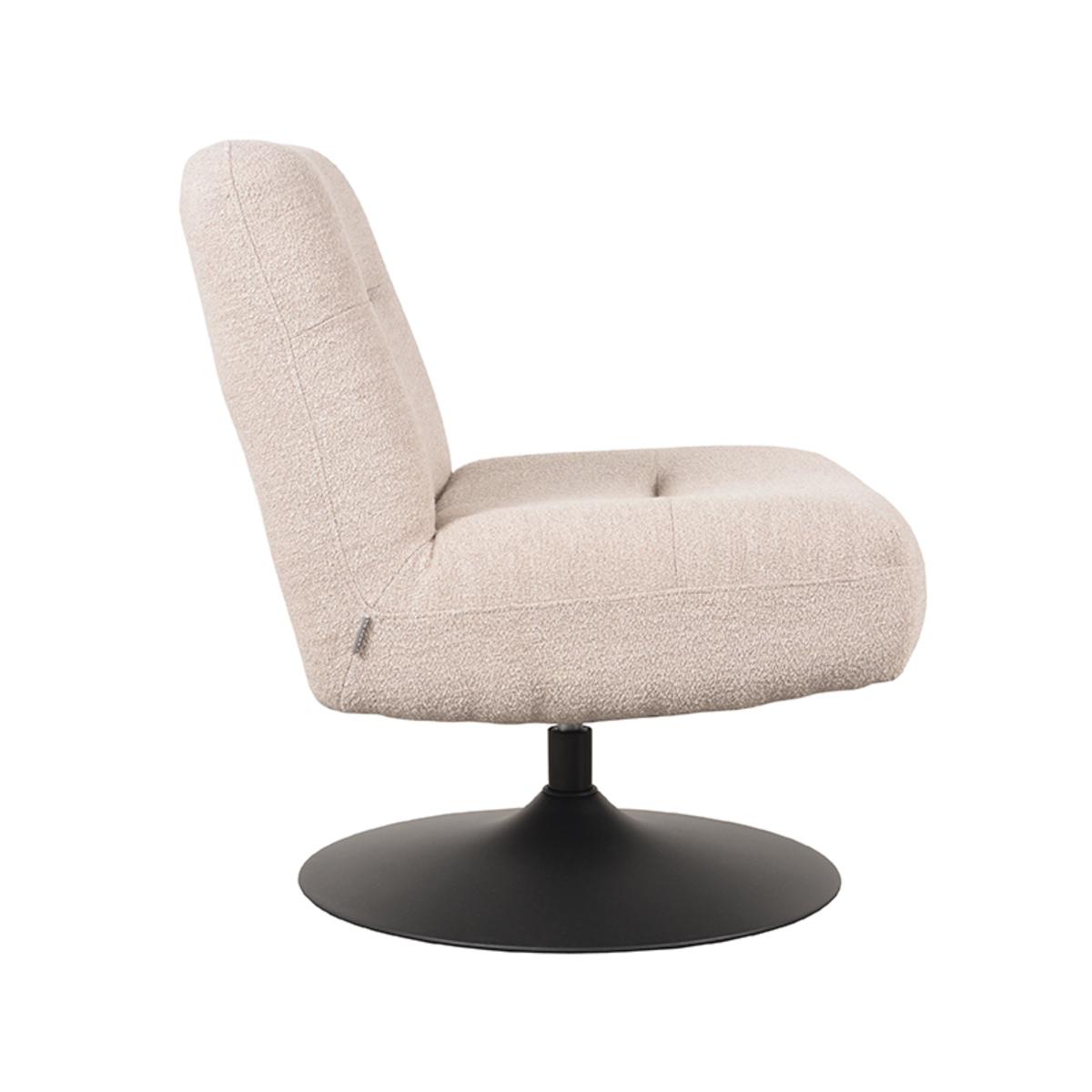  Fauteuil Eli - Naturel - Boucle afbeelding 4