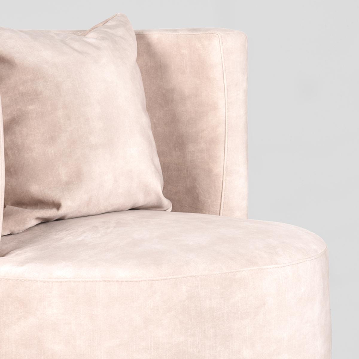  Fauteuil Evy - Naturel - Velours afbeelding 5