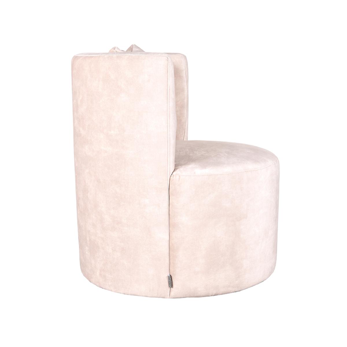  Fauteuil Evy - Naturel - Velours afbeelding 3