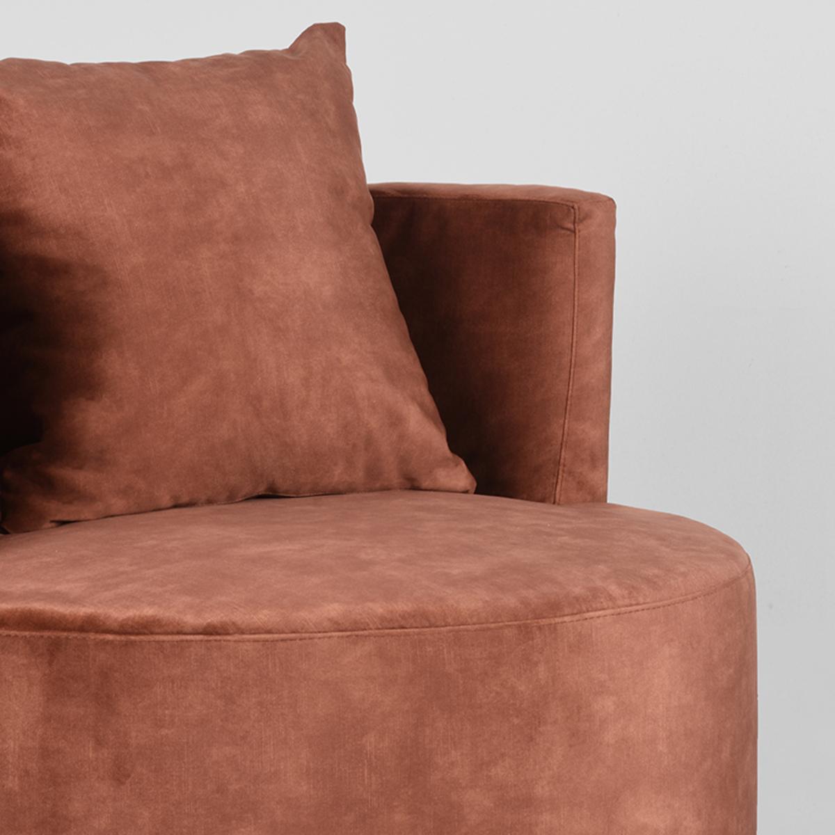  Fauteuil Evy - Rust - Velours afbeelding 5