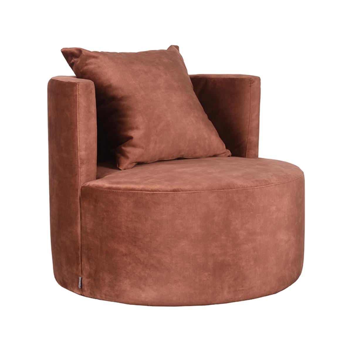  Fauteuil Evy - Rust - Velours afbeelding 1