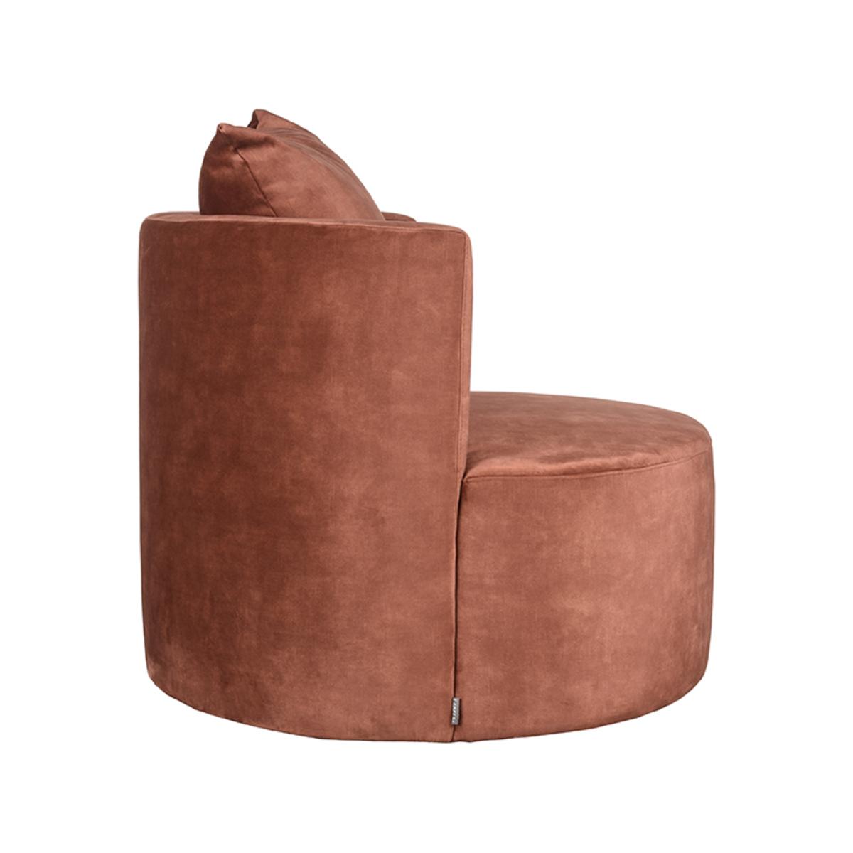  Fauteuil Evy - Rust - Velours afbeelding 3