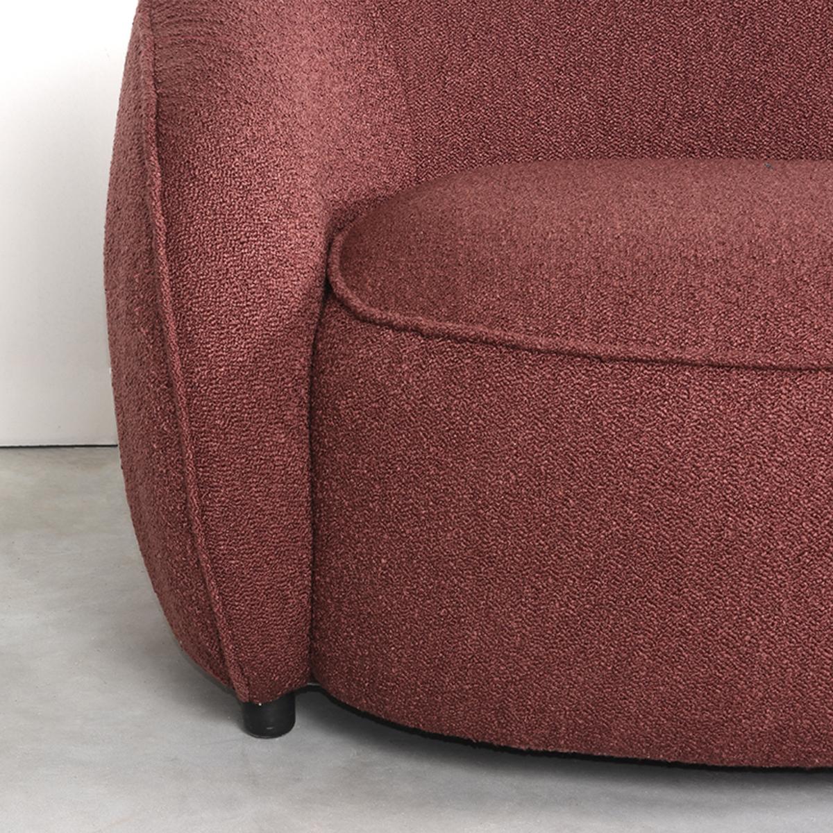  Fauteuil Livo Links - Winered - Boucle afbeelding 6