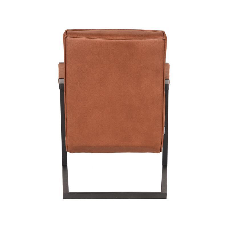  Fauteuil Milo - Cognac - Microfiber afbeelding 4