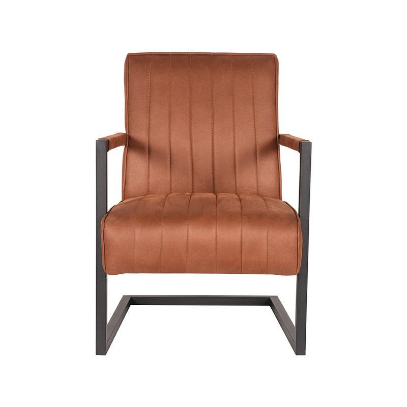  Fauteuil Milo - Cognac - Microfiber afbeelding 2