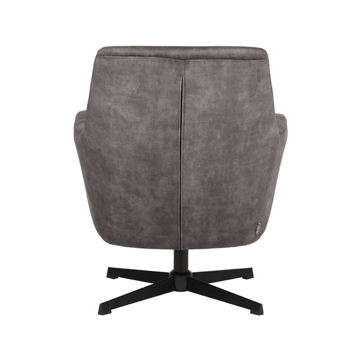  Fauteuil Toby - Antraciet - Velours afbeelding 4