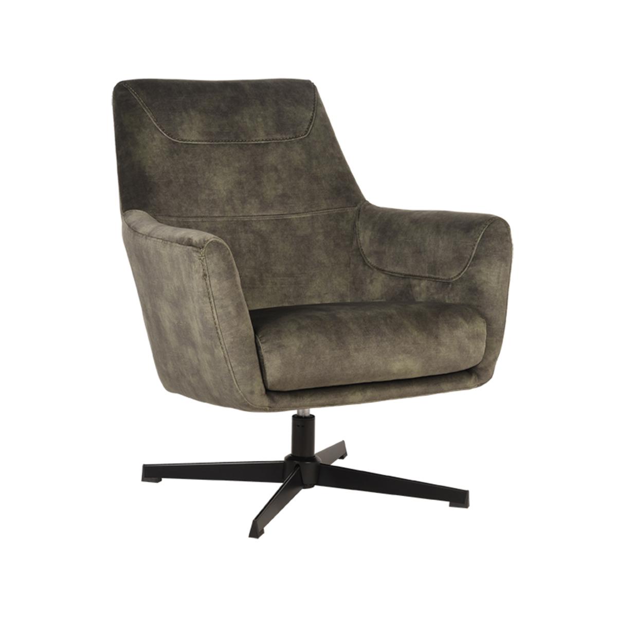  Fauteuil Toby - Hunter - Velours afbeelding 1