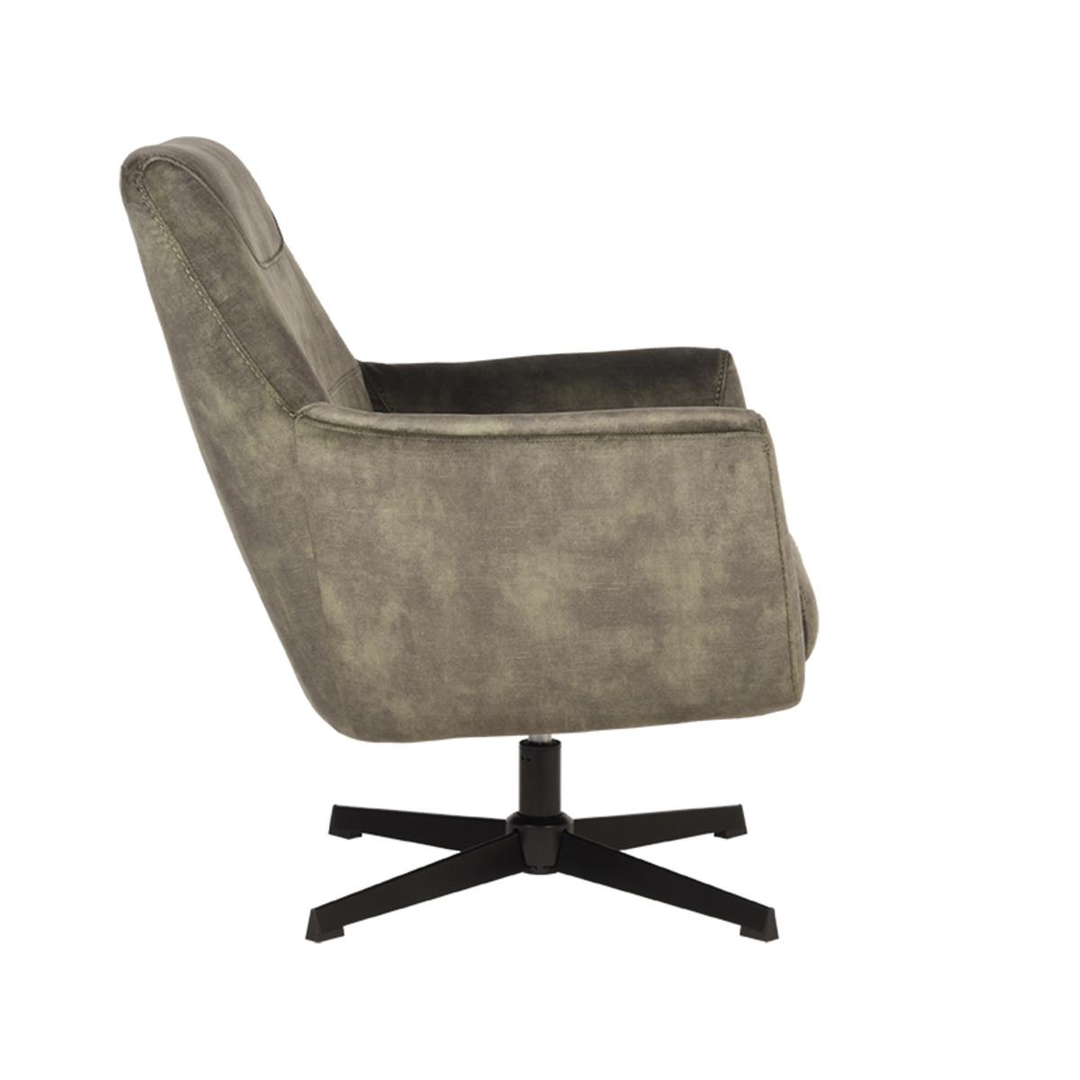  Fauteuil Toby - Hunter - Velours afbeelding 3