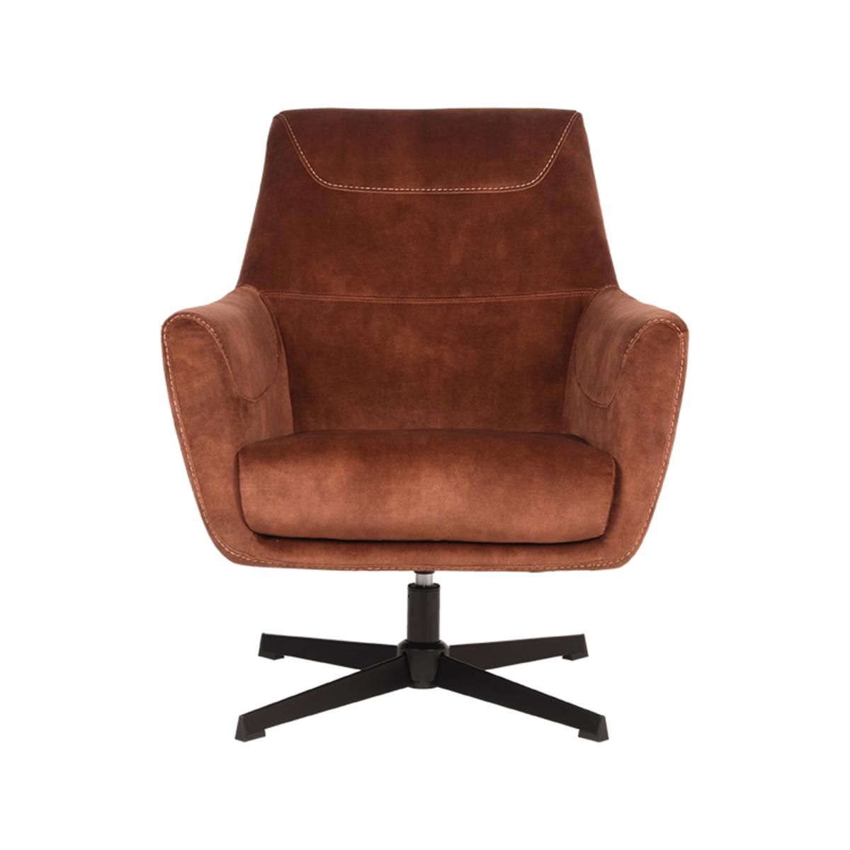  Fauteuil Toby - Rust - Velours afbeelding 2