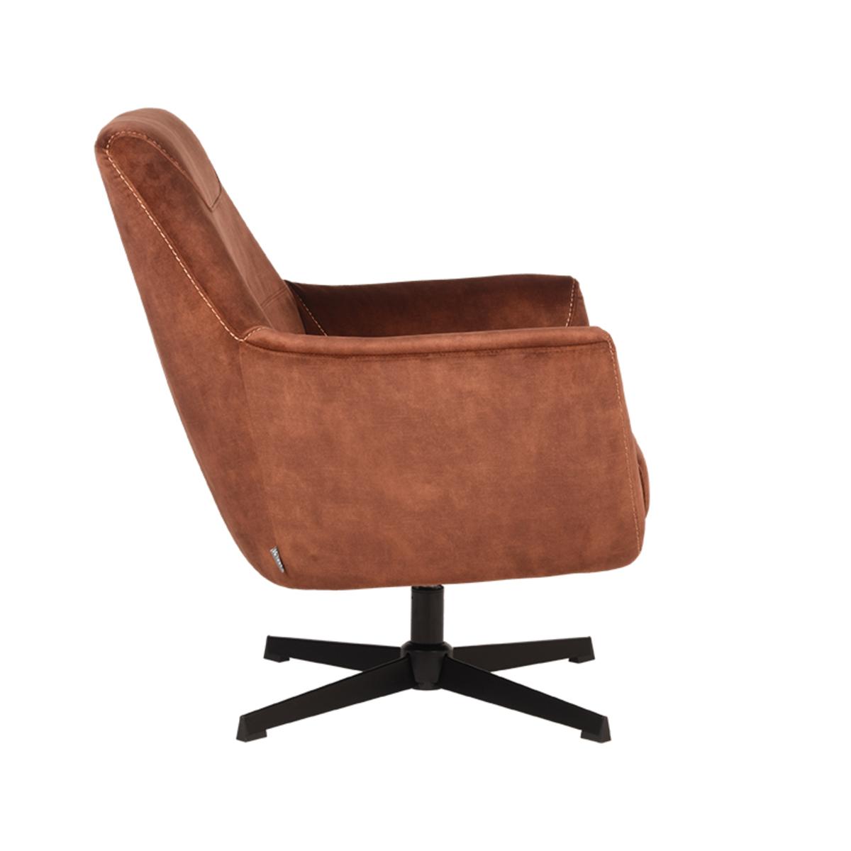  Fauteuil Toby - Rust - Velours afbeelding 3