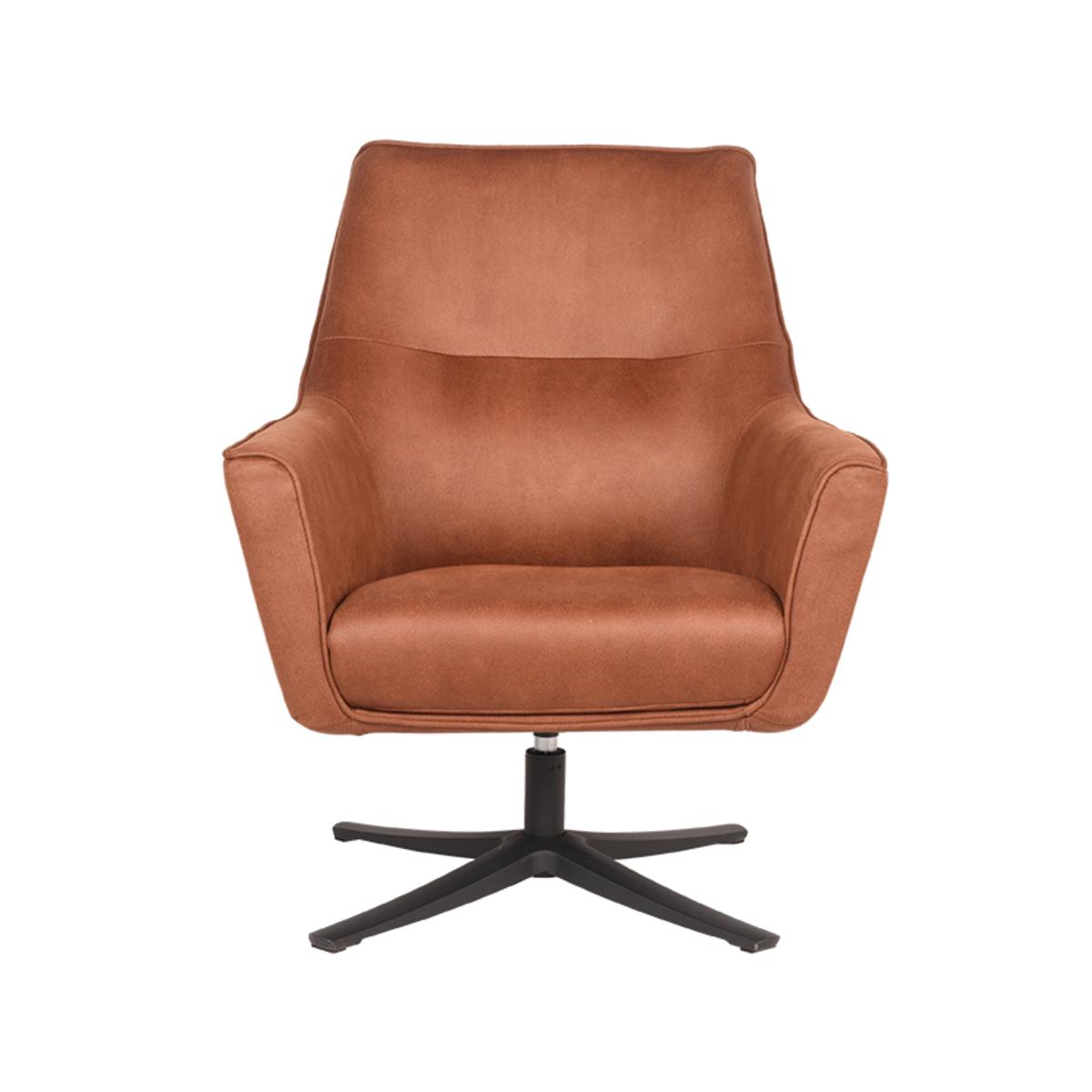  Fauteuil Tod - Cognac - Microfiber afbeelding 2