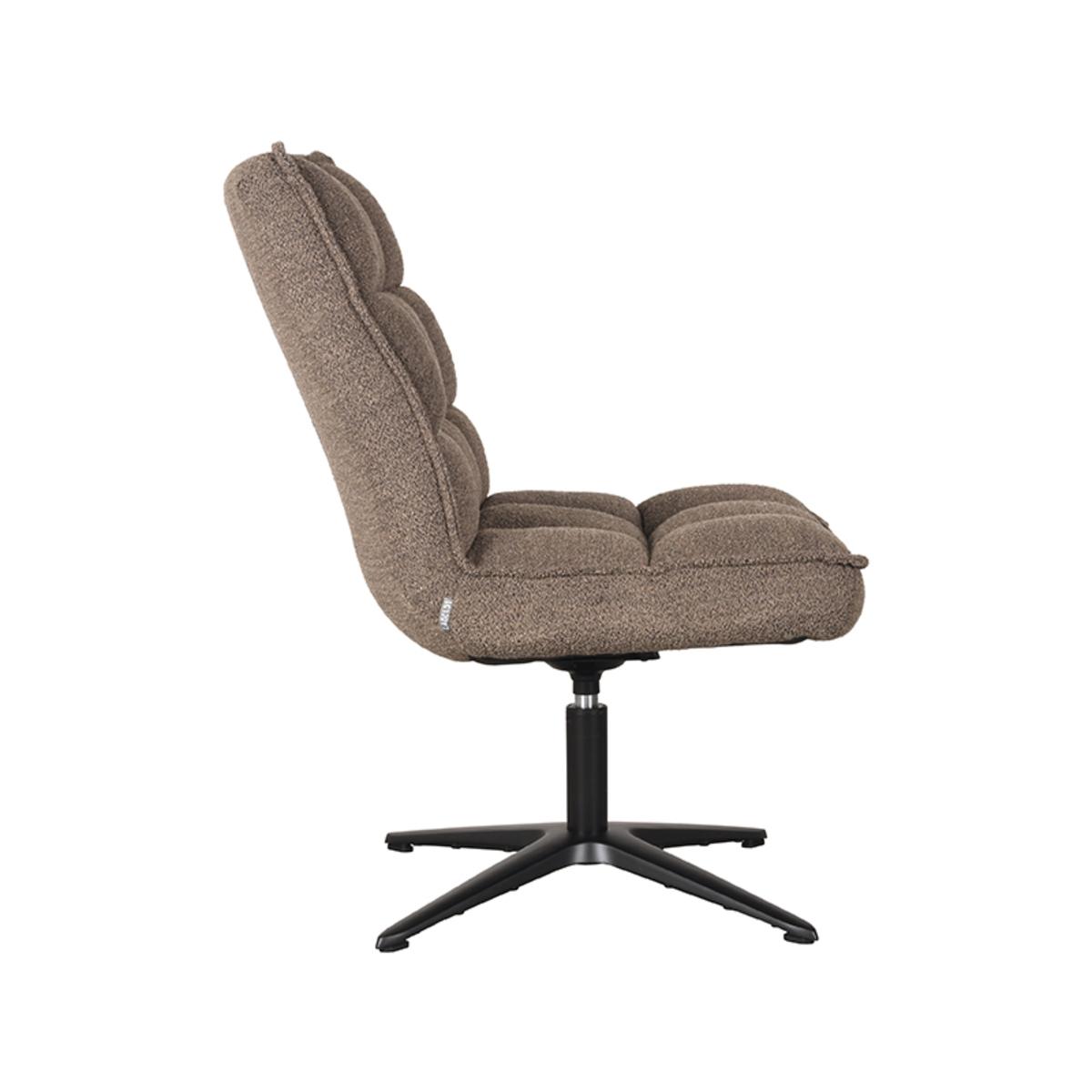  Fauteuil Vince - Bruin - Boucle afbeelding 4