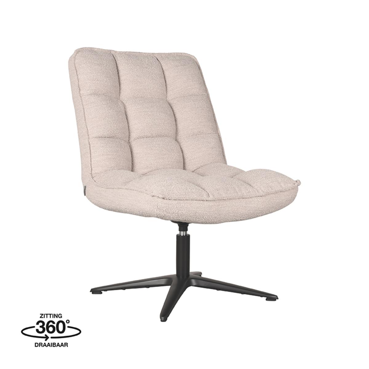  Fauteuil Vince - Naturel - Boucle afbeelding 1